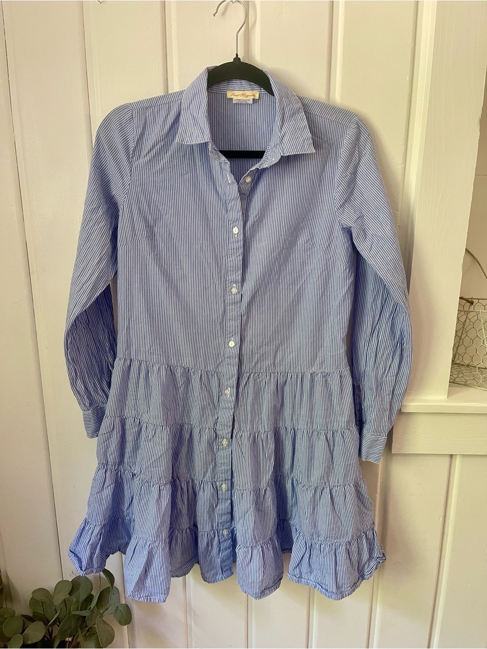 Sweet Magnolia Stripe Shirt Dress